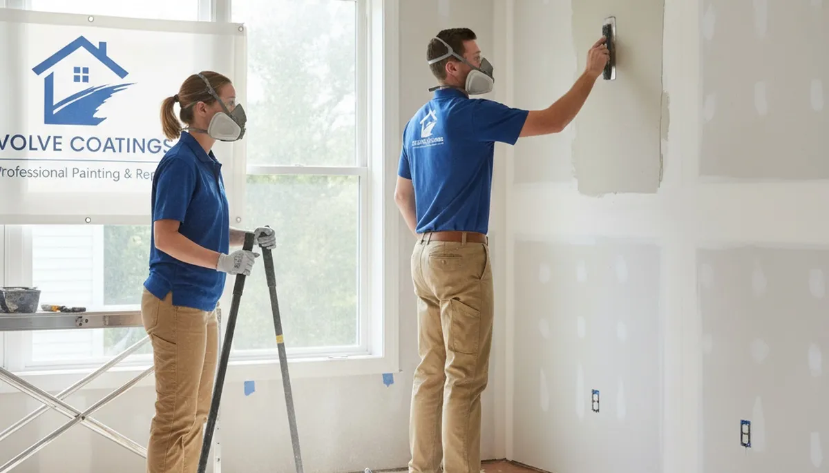 Professional drywall repair and wall restoration in Burlington VT home interior
