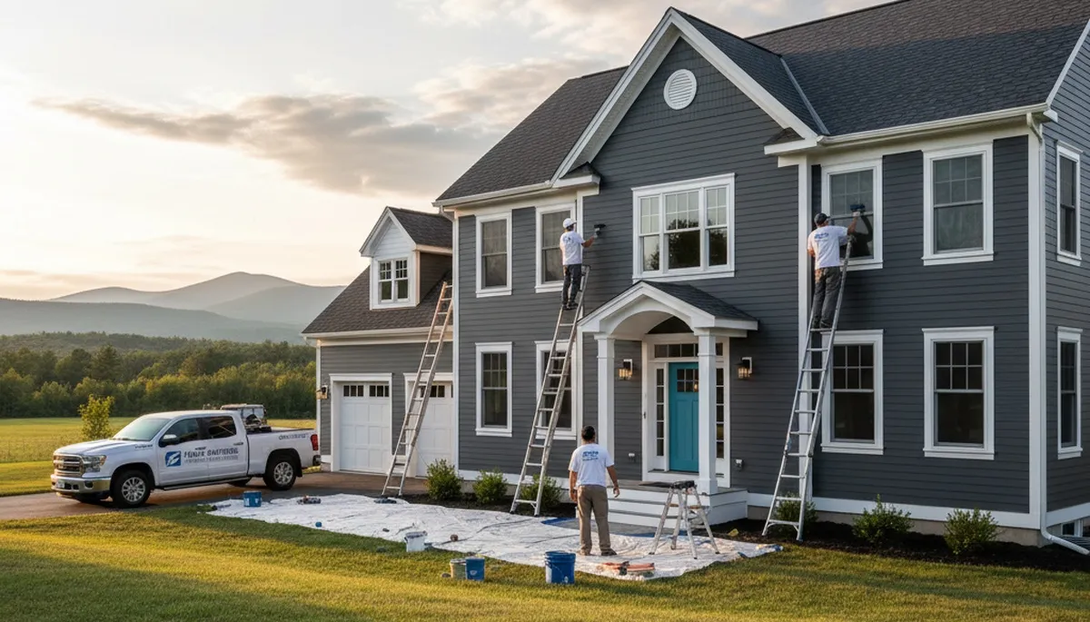 Professional house painting service in Burlington, VT by Painting Burlington VT