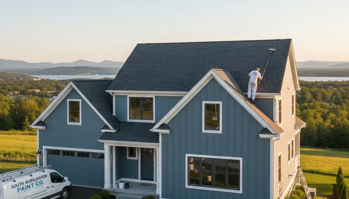 Professional house painters in Burlington VT providing expert home exterior painting services